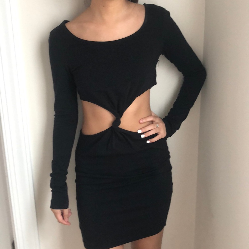 Black Cut Out Dress